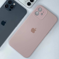 Чехол Silicone Case Full Camera на iPhone 12 Pink sand Чехол Silicone Case Full Camera на iPhone 12 Pink sand